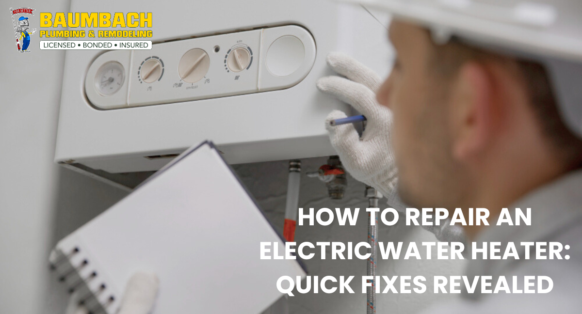 How to repair an electric water heater guide