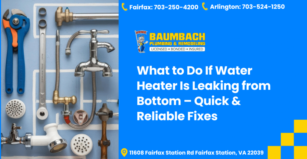 What to Do If Water Heater Is Leaking from Bottom Blog Image
