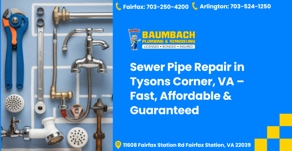 Sewer Pipe Repair in Tysons Corner Blog Image