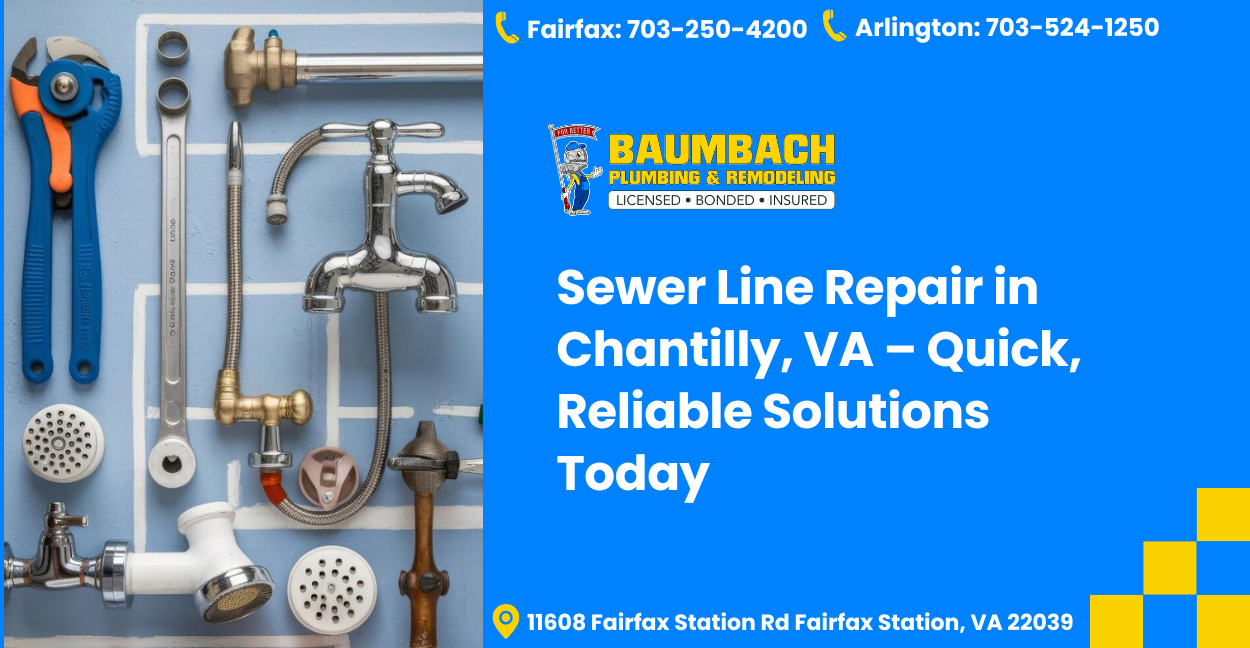 Sewer Line Repair in Chantilly Blog Image