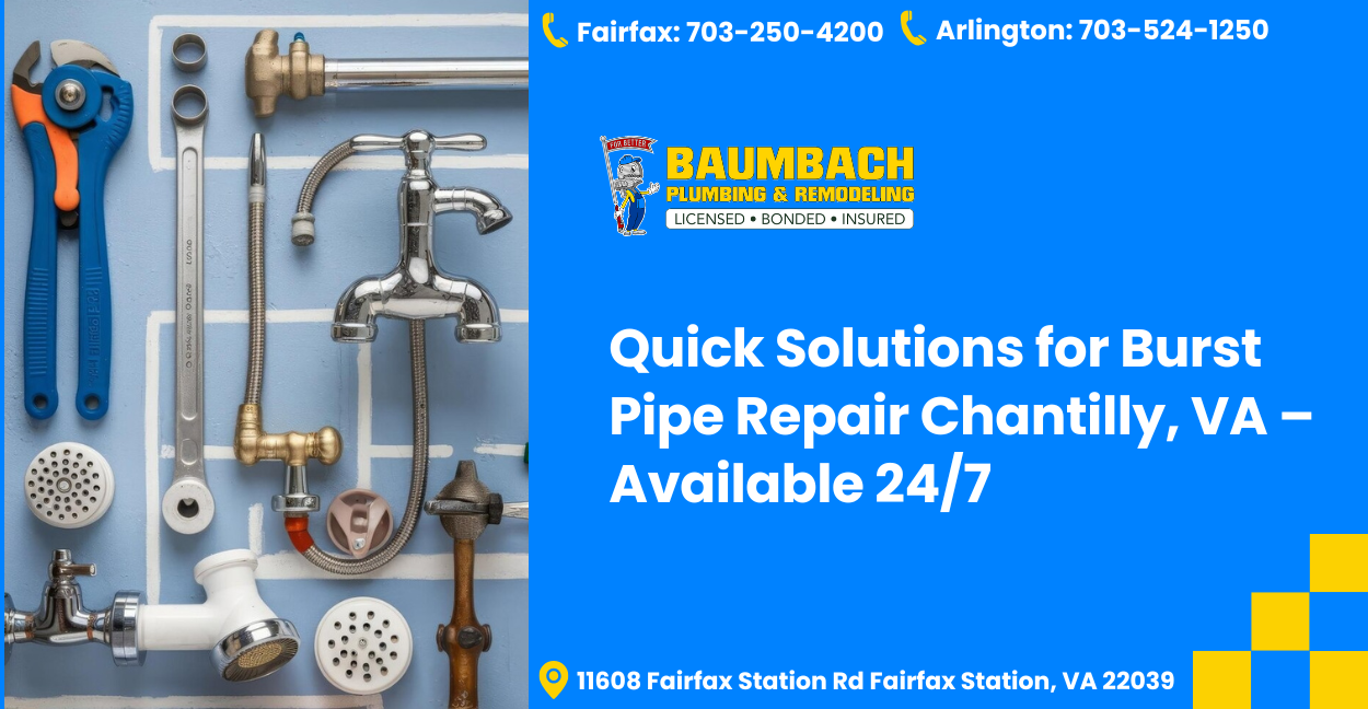 Burst Pipe Repair Chantilly Blog Image