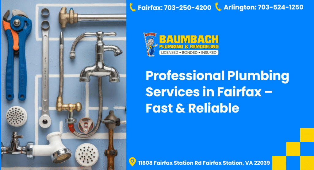 Plumbing Services in Fairfax Blog Image