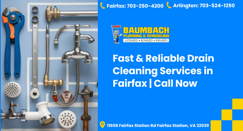 Drain Cleaning Services in Fairfax