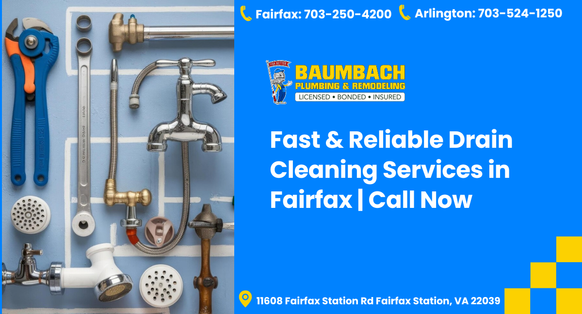 Drain Cleaning Services in Fairfax