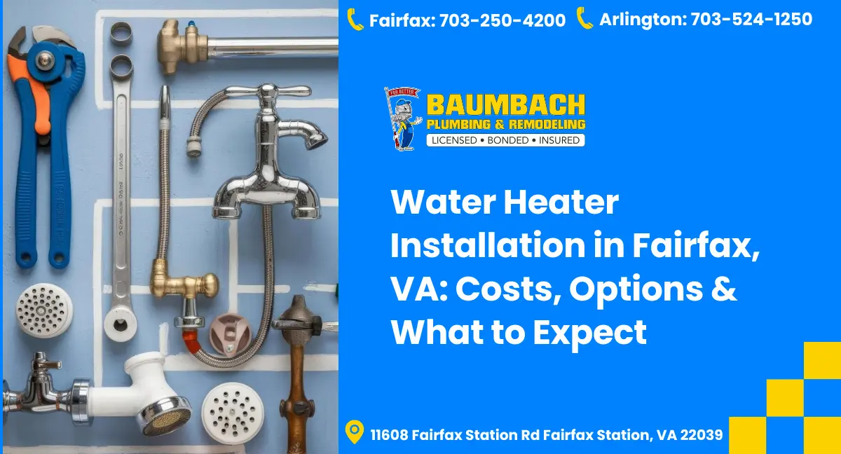 water heater installation in fairfax va