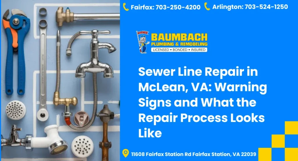 Sewer Line Repair in McLean VA
