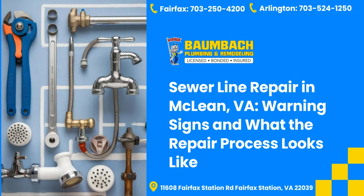 Sewer Line Repair in McLean VA